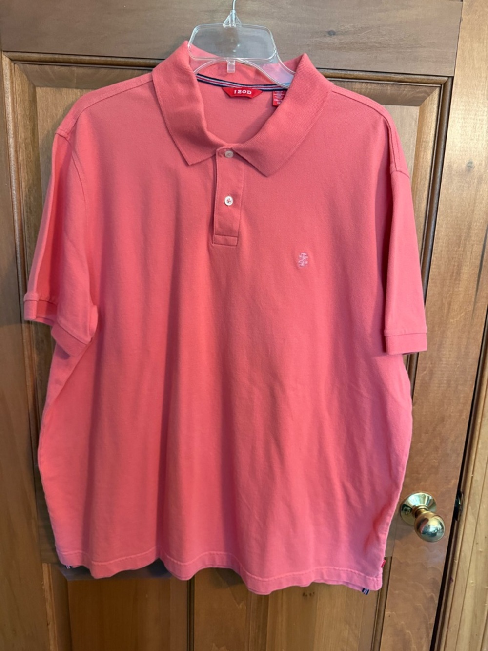 Izod Men’s Coral Pink Polo Shirt
